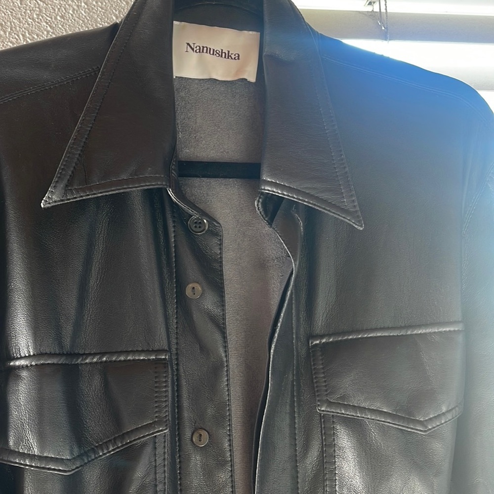 Nanushka faux leather jumpsuit